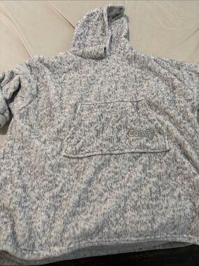 Comfy Plush Gray Kids Crewneck Hoodie